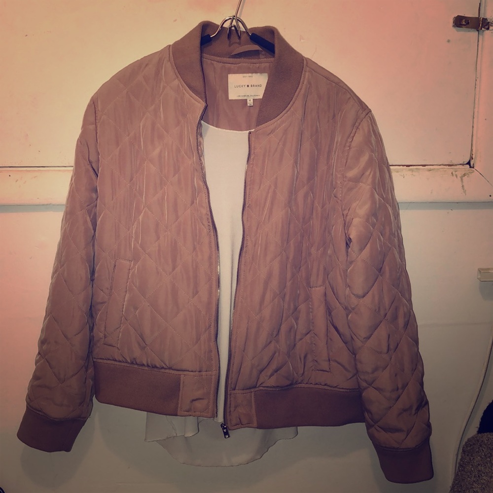 Lucky brand bomber jacket!